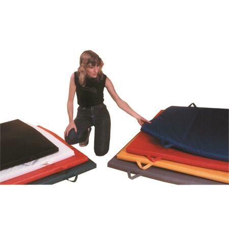 CANDO INTERNATIONAL Non Folding Mat With Handle - 1.38 In. Envirosafe Foam With Cover, Specify Color - 4 X 8 Ft. 38-2311